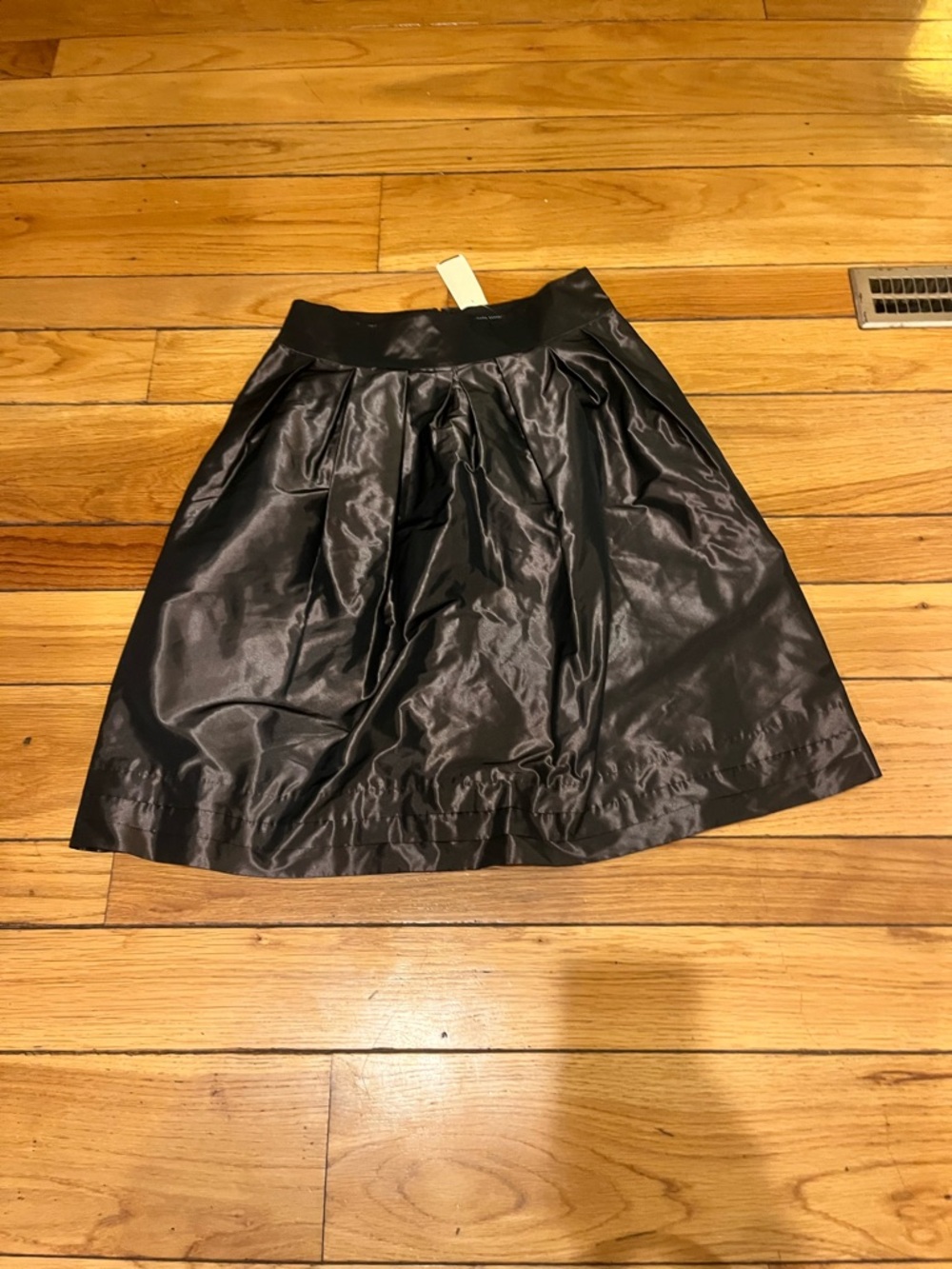 Banana Republic Brown Taffeta Circle Skirt